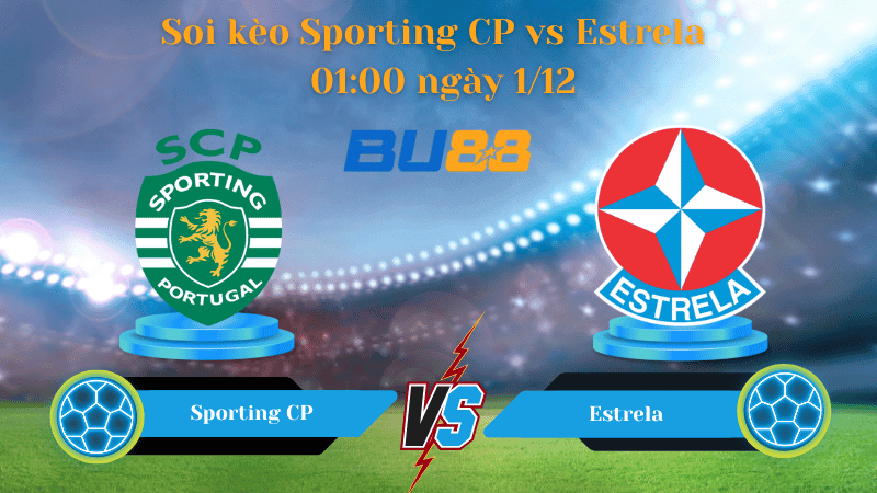BU88 Nhận định soi kèo Sporting CP - Estrela 01:00 ngày 1/12 - Liga Portugal